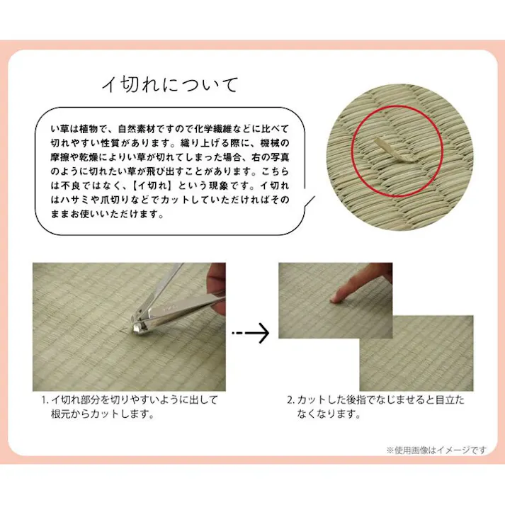 クリア クッション くつろぎ い草 抗菌防臭 シンプル 小林製薬コバガード使用 約40×30×20cm グリーン リビングインテリア 快適アイテム おしゃれ雑貨【別送品】