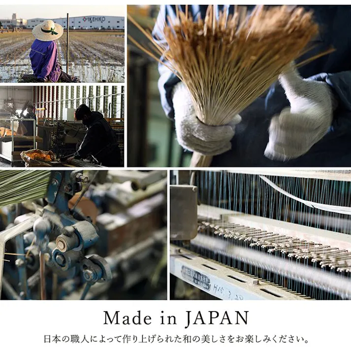 レヴィン ラグ い草 モダン 純国産 国産 日本製 ウレタン 抗菌防臭 自然素材 ナチュラル 約191×191cm 防音対策【別送品】
