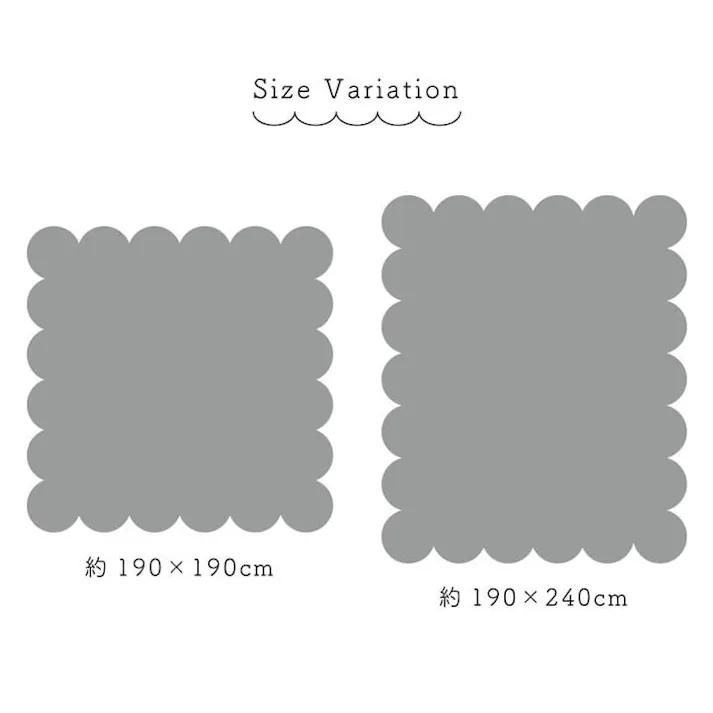 クリオ マルチカバー 洗える トレンド 長方形 約190×240cm グリーン 超音波キルト スカラップ ベッドスプレッド こたつカバー ソファカバー ホットカーペットカバー【別送品】