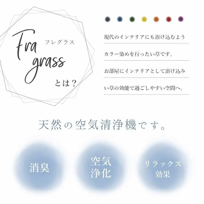 フレグラス インテリア 飾り 消臭剤 トレンド スタイリッシュ 落ち着く リビングインテリア 玄関飾り パープル 約 30cm×20g【別送品】