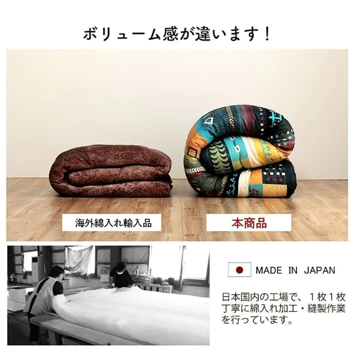 ベルダ こたつ布団 長方形 単品 ギャッベ柄 ブルー 約205×285cm 節電アイテム 省エネ対策 暖房節約 4550317202544【別送品】