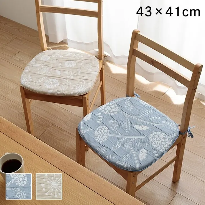 IKEHIKO ポルク クッション バテイ 椅子 日本製 洗える 北欧 ベージュ 約43×41cm リビングインテリア 快適アイテム おしゃれ雑貨 4550317303937【ネット注文限定・別送品】