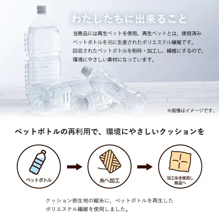 ループ クッション シート リビング 座布団 無地 国産 ネイビー 約53×53cm リビングインテリア 快適アイテム おしゃれ雑貨【別送品】