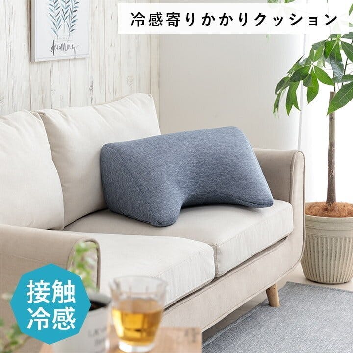 IKEHIKO フロスト クッション リビング 寄りかかり 冷感 ひんやり シンプル スマホ リラックス 約55×35×25cm リビングインテリア  快適アイテム おしゃれ雑貨 4550317314858【ネット注文限定・別送品】 | クッション 通販 | ホームセンターのカインズ