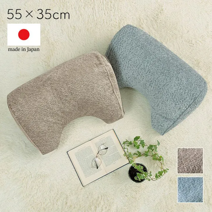 IKEHIKO ラクーサ クッション 寄りかかる 背当て くつろぐ シンプル 国産 日本製 ベージュ 約55×35×25cm リビングインテリア 快適アイテム おしゃれ雑貨 4550317317408【ネット注文限定・別送品】