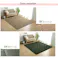 グランド ラグ 滑りにくい 防音 ボリューム 厚い へたりにくい コーデユロイ 無地 グレー 約185×240cm 約3畳 床暖房 ホットカーペット対応 こたつ敷布団 防音対策【別送品】