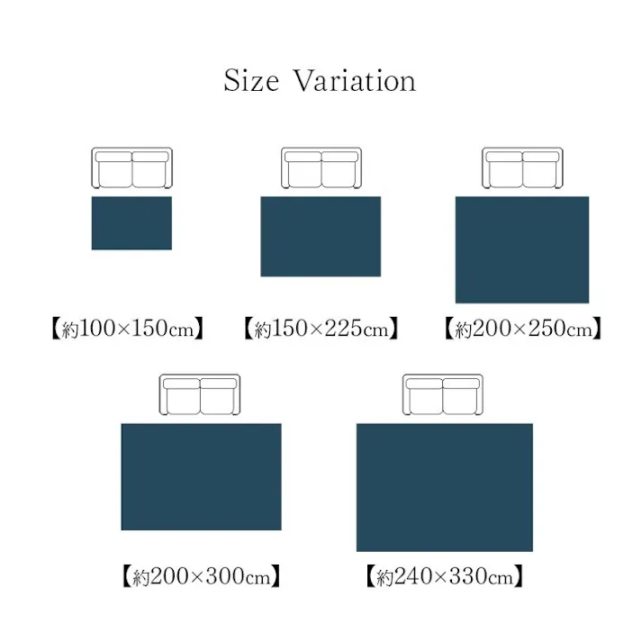 アルスラーン カーペット デザインラグ ウィルトンカーペット クラシック柄 高級ラグ ネイビー 約200×250cm 防音対策【別送品】