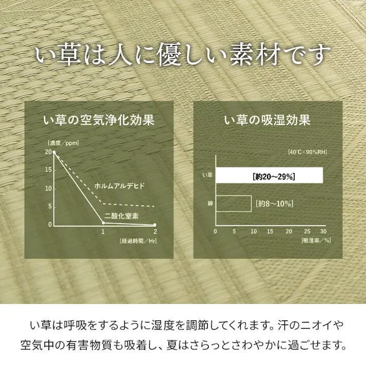 市松紋 上敷き い草カーペット 市松模様 和室 約255×340cm 団地間6畳 防音対策 夏用 涼しい 和モダン【別送品】