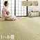 小夏 日本 い草 イグサ 自然素材 夏 年間 おすすめ カーペット ラグ 涼しいい 江戸間1畳 87×174cm レッド 防音対策【別送品】
