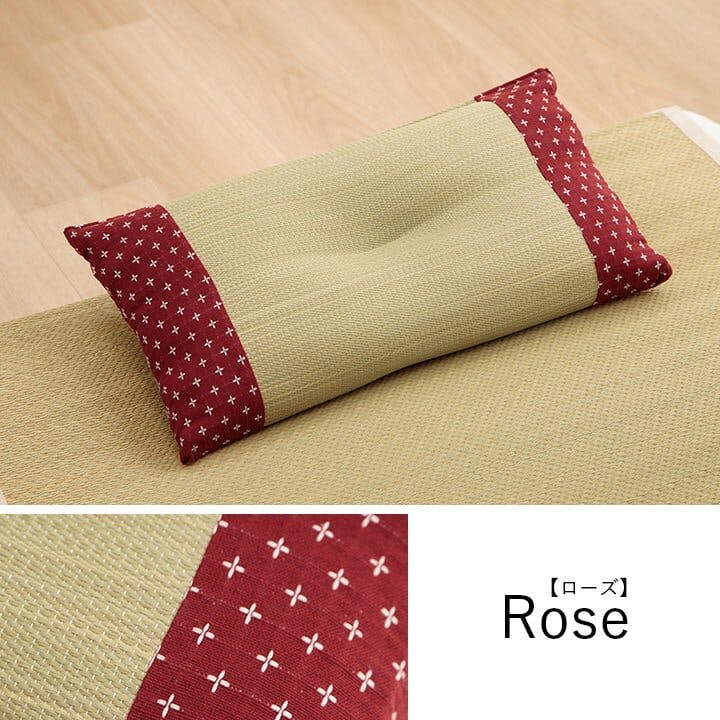 詩織 寝具 枕 平枕 い草 吸湿 調湿効果 抗菌防臭 ブラウン 50×30cm