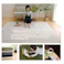 ピオニー ラグ カーペット 1.5畳 洗える 抗菌 防臭 無地 グリーン 約130×185cm (ホットカーペット対応) 防音対策【別送品】