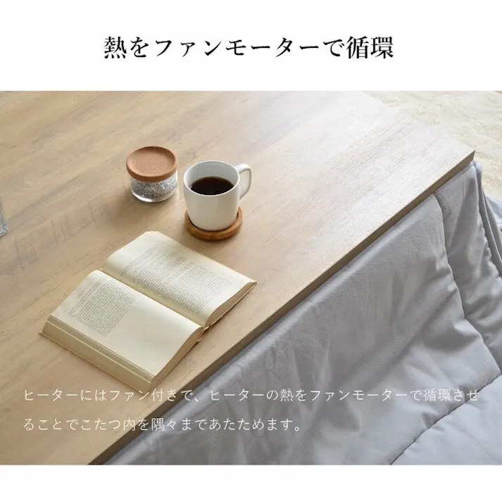 新ヴィンテージ こたつ台 ヴィンテージ ホワイト ナチュラル 約80×120cm テーブル 机 ロータイプ 家族 ファミリー 新生活 4582568738183【別送品】