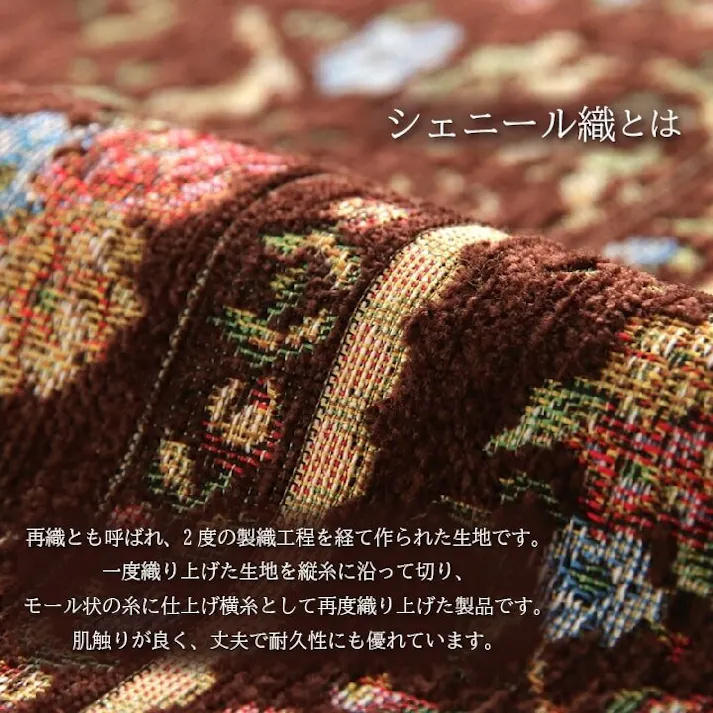 エリーゼ 玄関 マット エレガント 薄い 洗える アイボリー 約50×80cm【別送品】