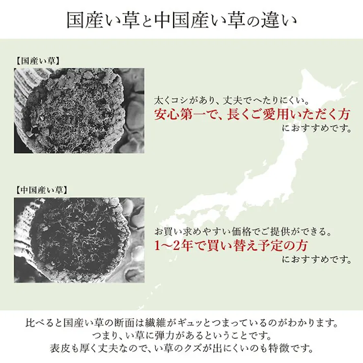 ランクス 廊下 敷 敷き 国産 純国産 日本製 い草 抗菌防臭 モダン 自然素材 不織布 ワイン 約80×180cm モダン リビング 夏用涼しい【別送品】