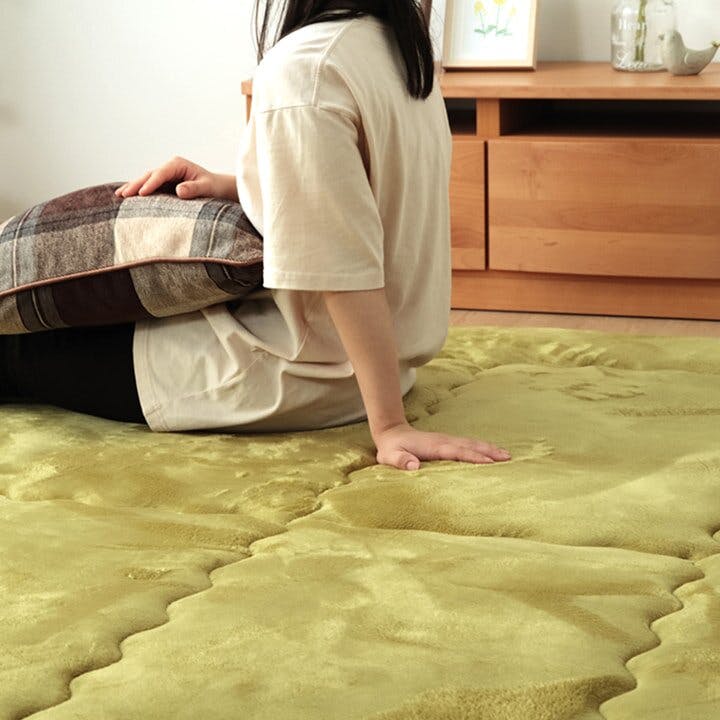 スムース 国産固綿40mm使用 フランネル生地 ふっくら敷 『F敷』 ローズ