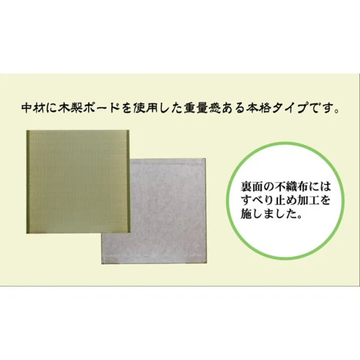 楽座 置き畳 ユニット畳 88×88×2.2cm(3枚1セット) 防音対策【別送品】