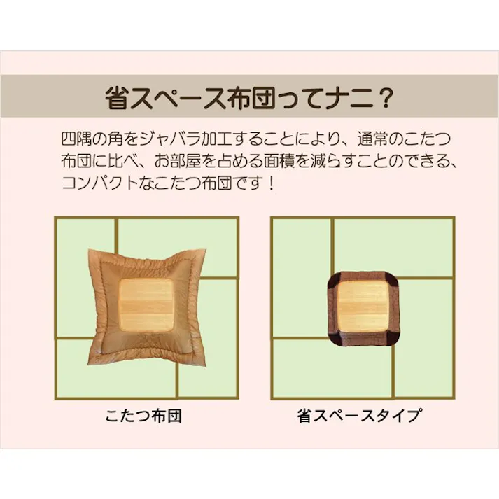 シャルル ネコ柄 省スペースこたつ薄掛け布団単品 『省S』 ベージュ 約175×175cm 節電アイテム 省エネ対策 暖房節約 4956642471332【別送品】