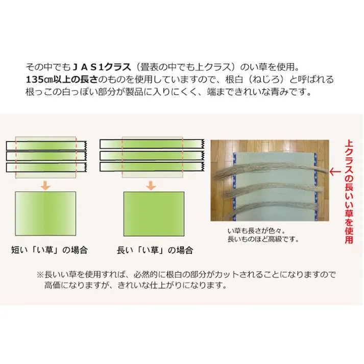 清正 純国産 い草 上敷き カーペット 麻綿織 本間1畳(約95×191cm) 熊本県八代産イ草使用 防音対策【別送品】