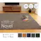 ノベル ラグ カーペット 3畳 洗える タフト風 グリーン 約140×340cm 裏:すべりにくい加工 (ホットカーペット対応) 防音対策【別送品】