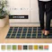 ブロック キッチンマット 120cm 滑りにくい加工 国産い草 シンプル 『プチ』 マルチ 約43×120cm【別送品】