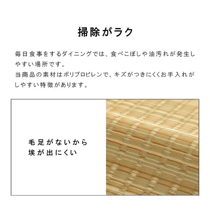 バルカン 洗える カーペット ダイニング ラグ 敷詰 丈夫 日本製 国産 除菌スプレー対応 アウトドア ペット ベージュ 本間6畳(約286.5×382cm) 防音対策 夏用 オールシーズン 拭ける【別送品】