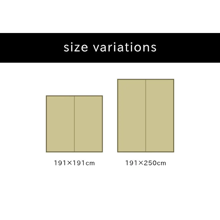 市松和紋 ラグ 国産 い草 カーペット ふっくら ボリューム 『F』 ブルー 約191×250cm 防音対策 夏用 涼しい 和モダン【別送品】