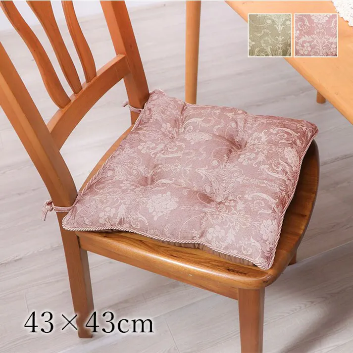 IKEHIKO エレガンス クッション シート 椅子 国産 日本製 パープル 約43cm×43cm リビングインテリア 快適アイテム おしゃれ雑貨 4956642775249【ネット注文限定・別送品】