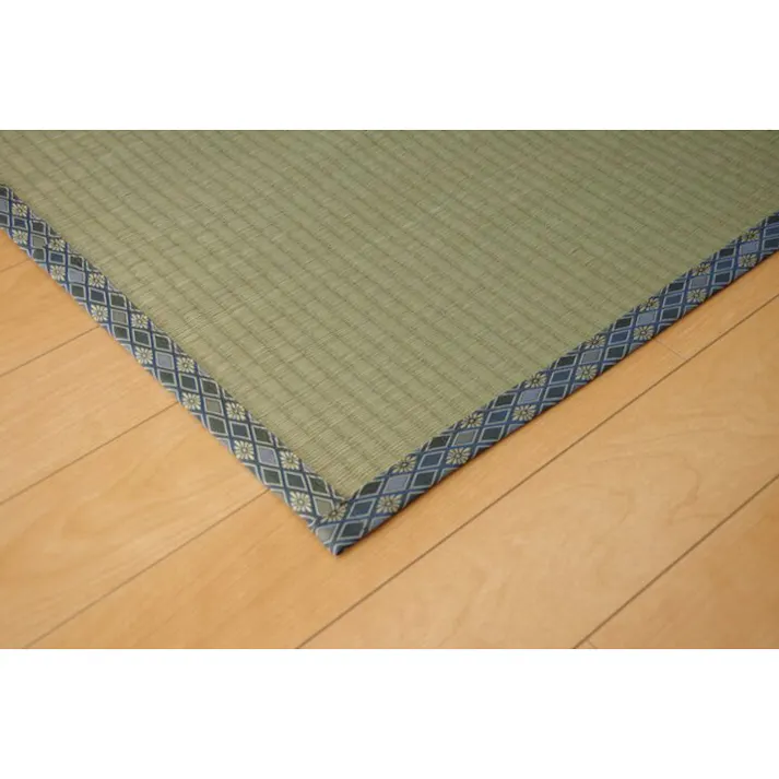 柿田川 純国産 い草 上敷き カーペット 糸引織 江戸間8畳(約352×352cm) 防音対策【別送品】