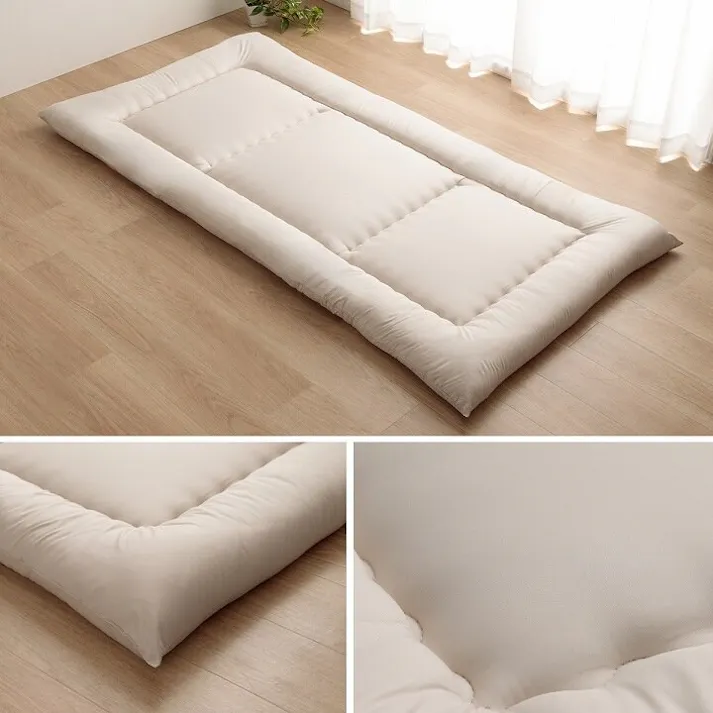 羊毛ヌード(ウール入り防ダニヌード) 敷布団 ダブル 防ダニ ふとん ウール 国産 ヌード アイボリー 羊毛 約140×210cm ダブルロング【別送品】