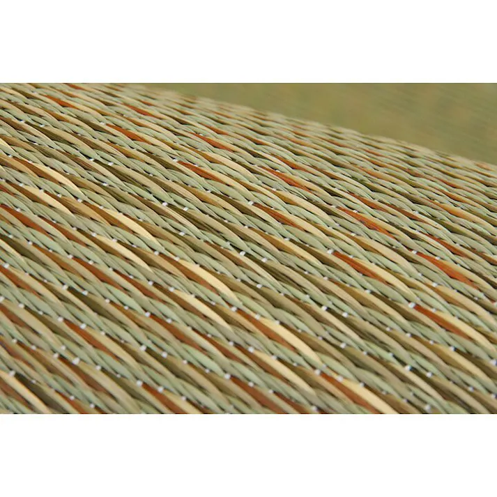 クレル ラグ 正方形 い草 自然素材 クッション性 撥水 防ダニ 滑り止め加工 抗菌防臭 消臭 ブラウン 約2畳 約190×190cm【別送品】