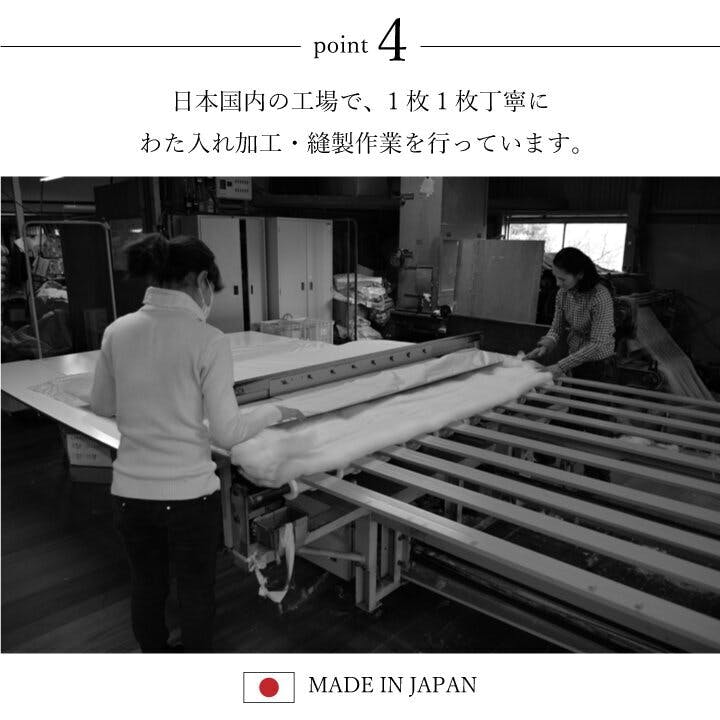 万葉 日本製 こたつ布団 こたつ厚掛け布団 単品 和柄 長方形 ブルー 約