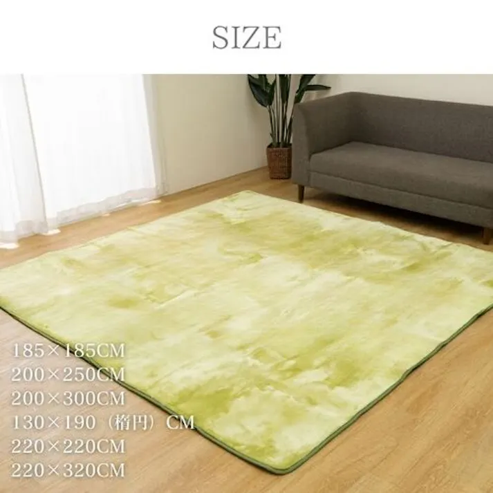 オールシーズン ウェンデル無地 カーペット ブラウン 200×300cm【別送品】