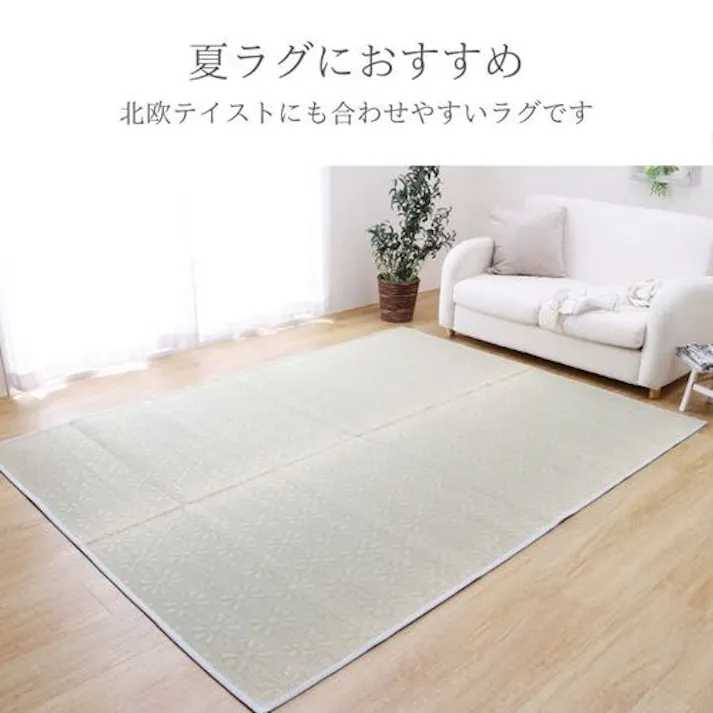オールシーズン NSコチ カーペット ナチュラル 176×230cm【別送品】