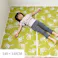オールシーズン NCXフルール カーペット ブルー 140×140cm【別送品】
