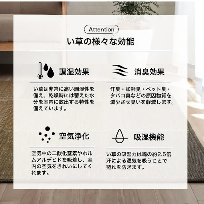 クリア ブルー 190×300cm 1060470044804 カーペット い草ラグ い草/滑り止め【別送品】