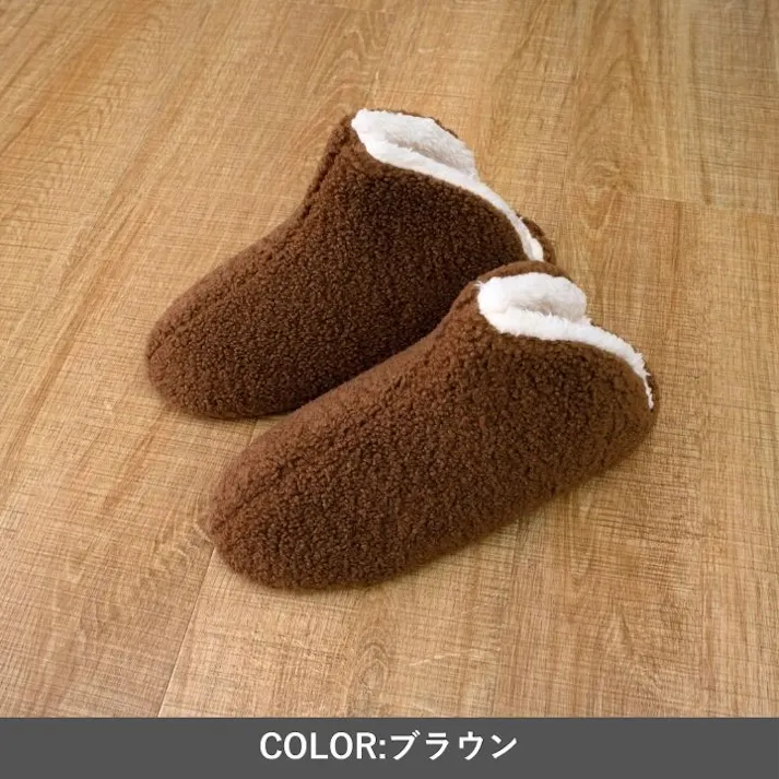 オベリア ブラウン M 1260350060302 ルームシューズ【別送品】