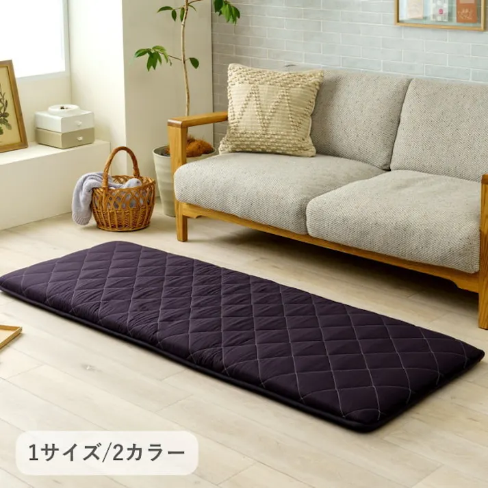 IKEHIKO イケヒコ エスナ ブラック 65×180cm 1295610037134 カーペット ペット アウトドア PP 4550317388200【別送品】