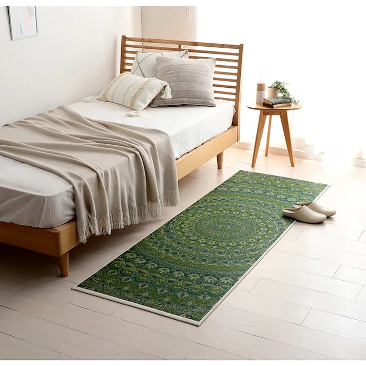 mandala ブルー 66×185cm 1331290120303 マット ヨガマット い草【別送品】