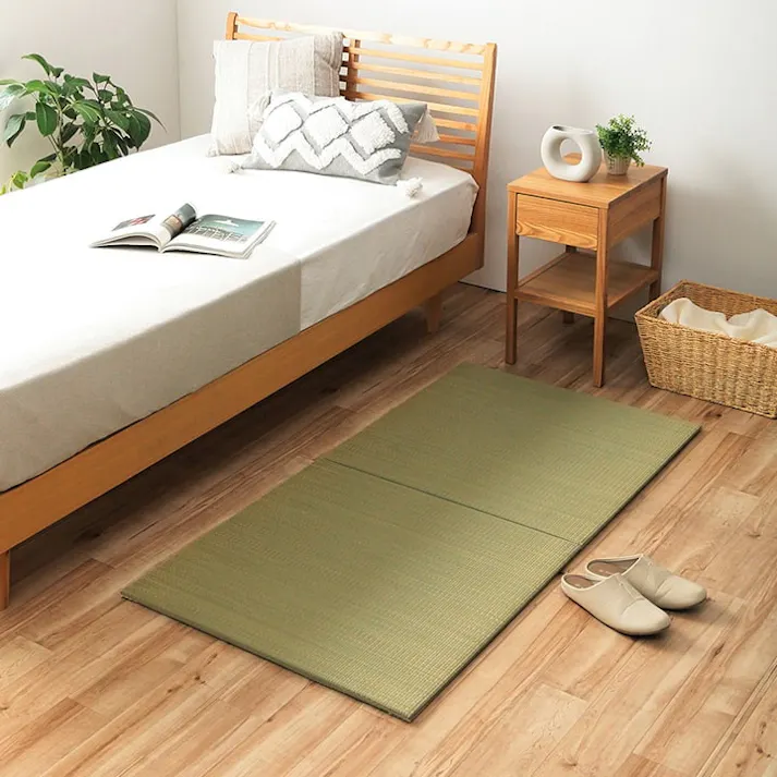 みらい 70×70cm 4枚組 1111540010412 カーペット 置き畳 い草【別送品】