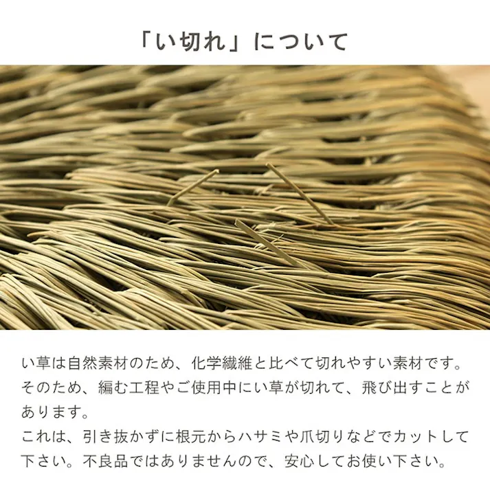 みらい 43cm丸 1142010012002 クッション 座布団 スツール い草【別送品】