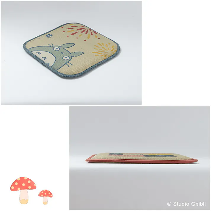 となりのトトロ 40×40cm 1141620010202 クッション 座布団 シート い草【別送品】