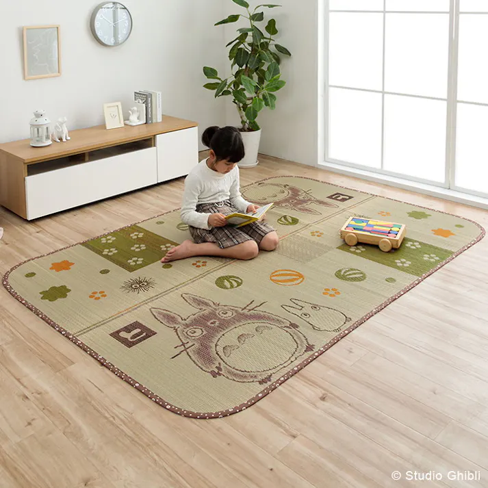 トトロ 140×200cm 1081050012303 カーペット い草ラグ い草【別送品】