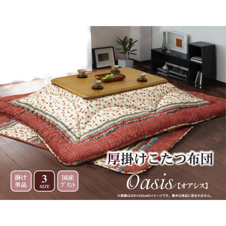 IKEHIKO イケヒコ オアシス 205×205cm 1160260020103 こたつ布団 掛布団 綿 4956642405337 こたつ掛布団 IKEHIKO イケヒコ オアシス 205×205cm 1160260020103 こたつ布団 掛布団 綿 4956642405337 こたつ掛布団