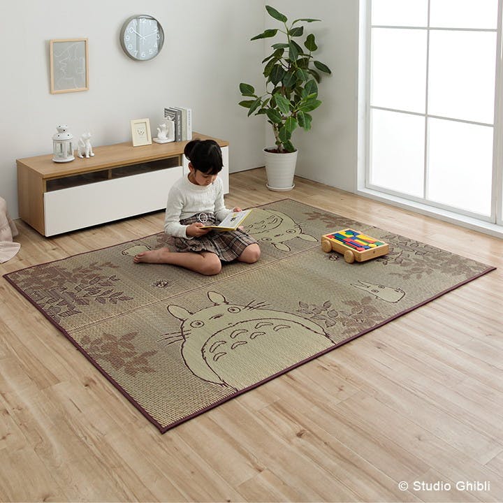 トトロ 140×180cm 1081030012203 カーペット い草ラグ い草/ウレタン