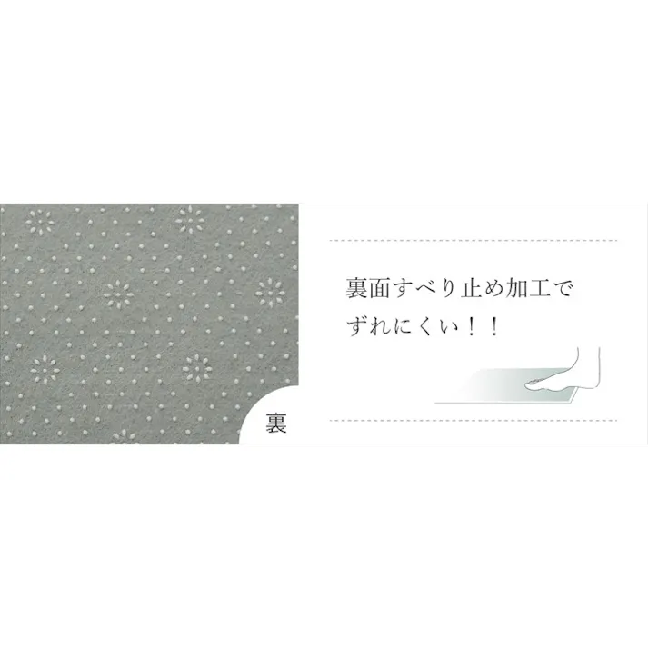 スレッド グレー 130×190cm 1330630132205 カーペット 無地ラグ ポリエステル【別送品】