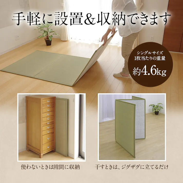 い草マットレスPRO 140×210cm 1360140011401 カーペット マットレス い草【別送品】