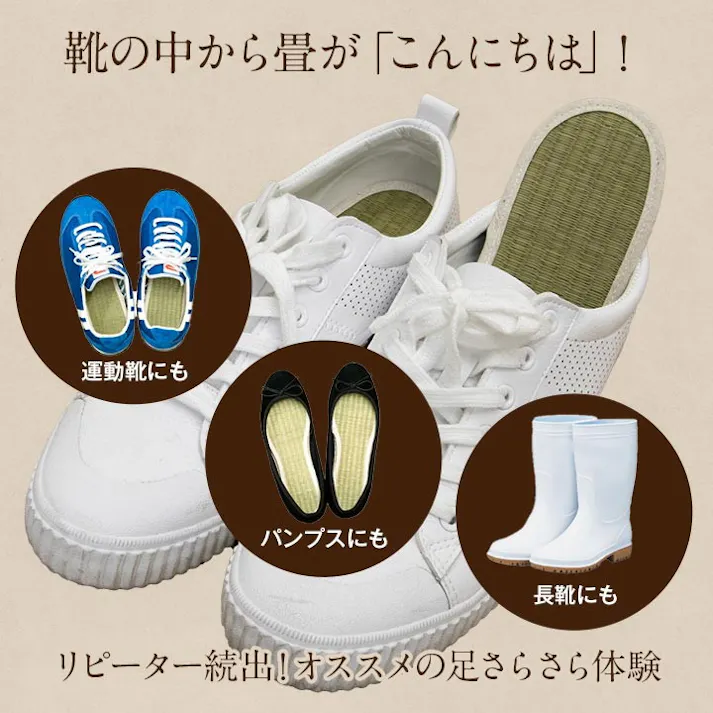足さらインソール 25cm 1360100010501 インソール い草【別送品】