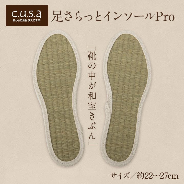 足さらインソール 26cm 1360100010601 インソール い草【別送品】