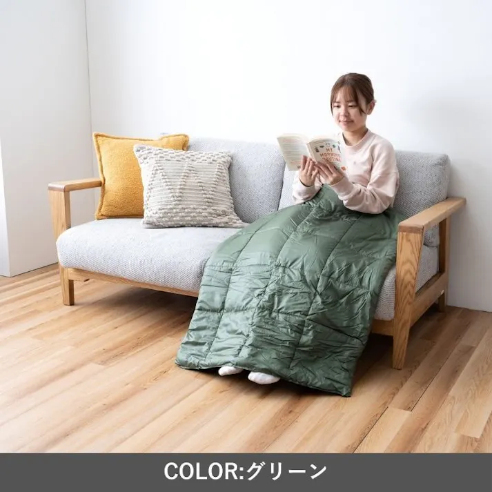 クラウド ライトグリーン 70×100cm 1181030175799 寝具 ひざ掛け【別送品】