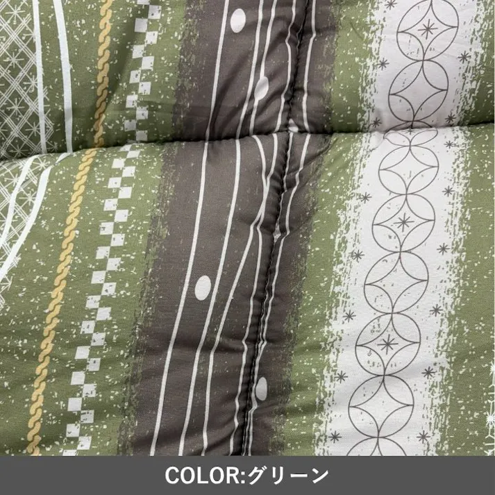 くるみ こたつ掛布団 オレンジ 205×205cm こたつ布団 和柄 あったか素材 4550317229046【別送品】